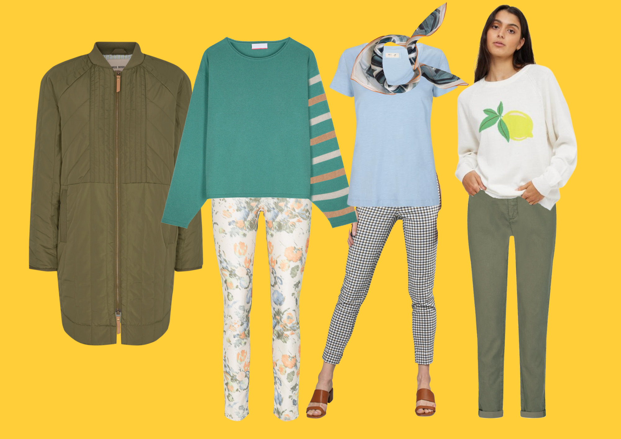 Spring Looks with Mos Mosh Cocoa Cashmere Sheryl May and Good&CO