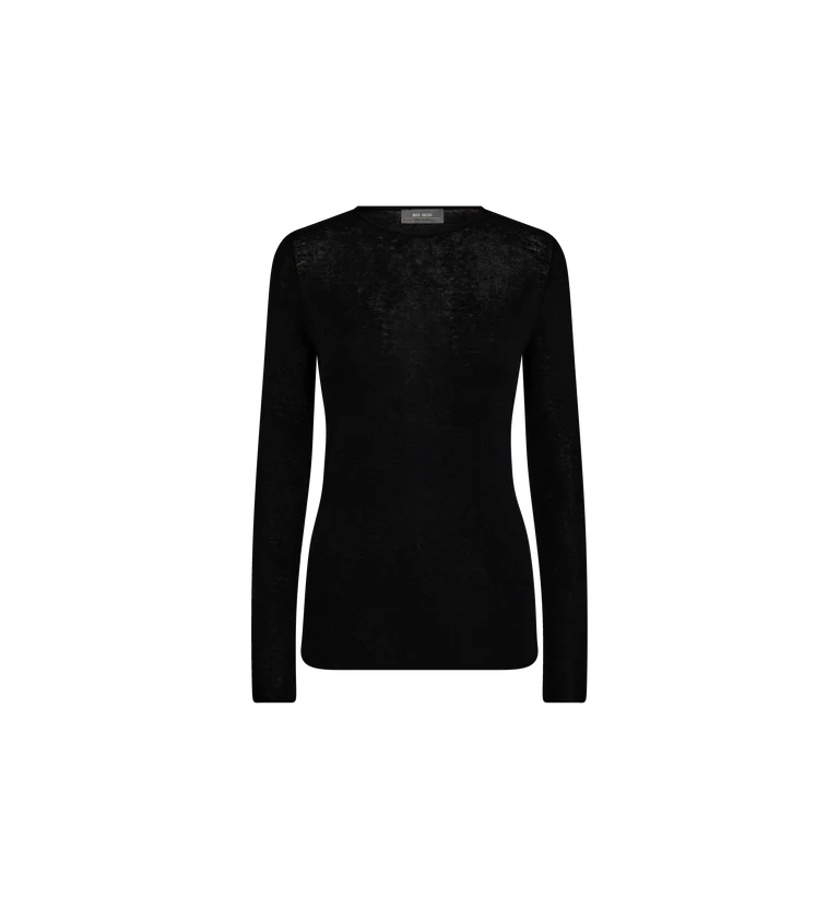 Bouch O Neck Knit Black