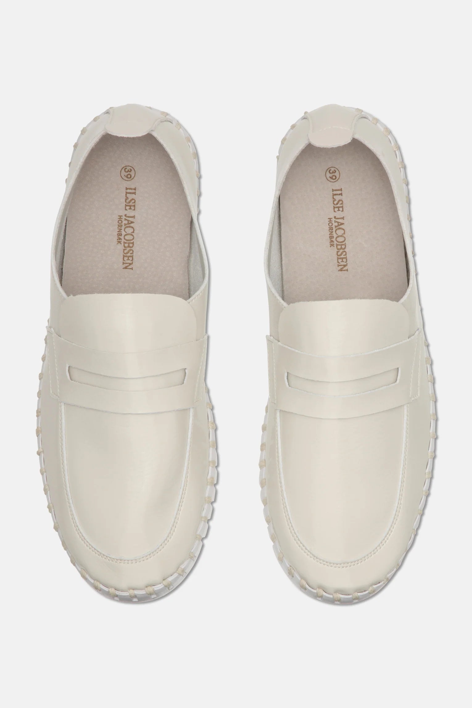 Microfiber Rubber Shoes Milk Creme