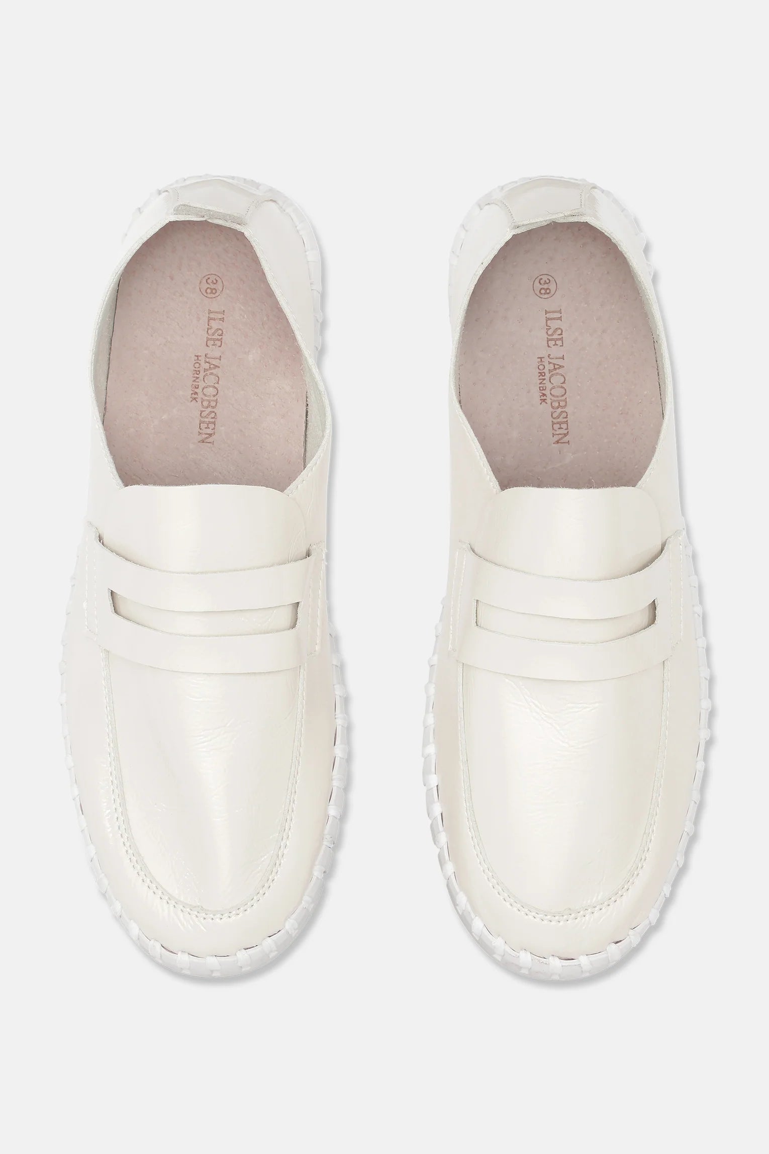 Microfiber Rubber Shoes Milk Creme