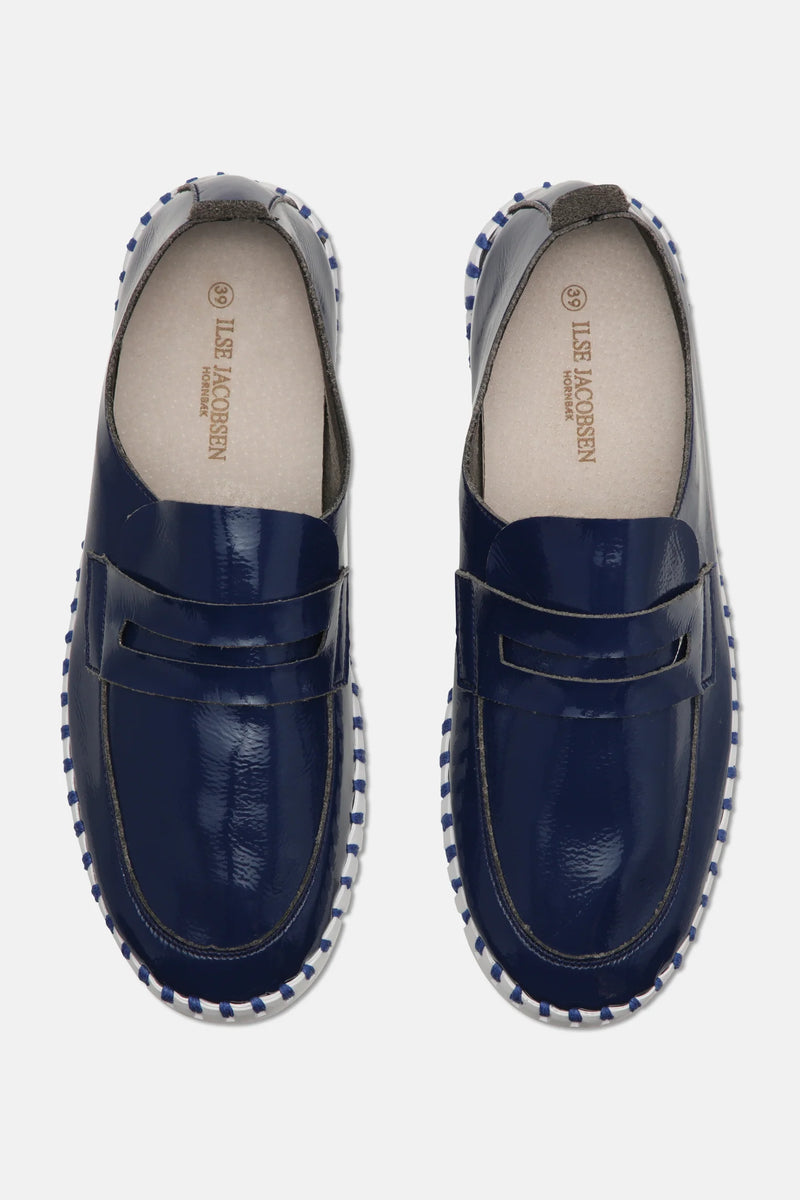 Microfiber Rubber Shoes Navy