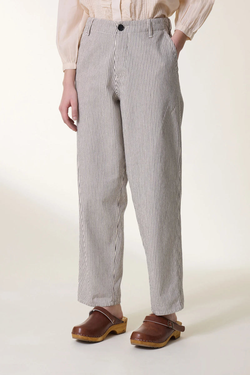 Armina TCR04 Stripes Ecru Trousers