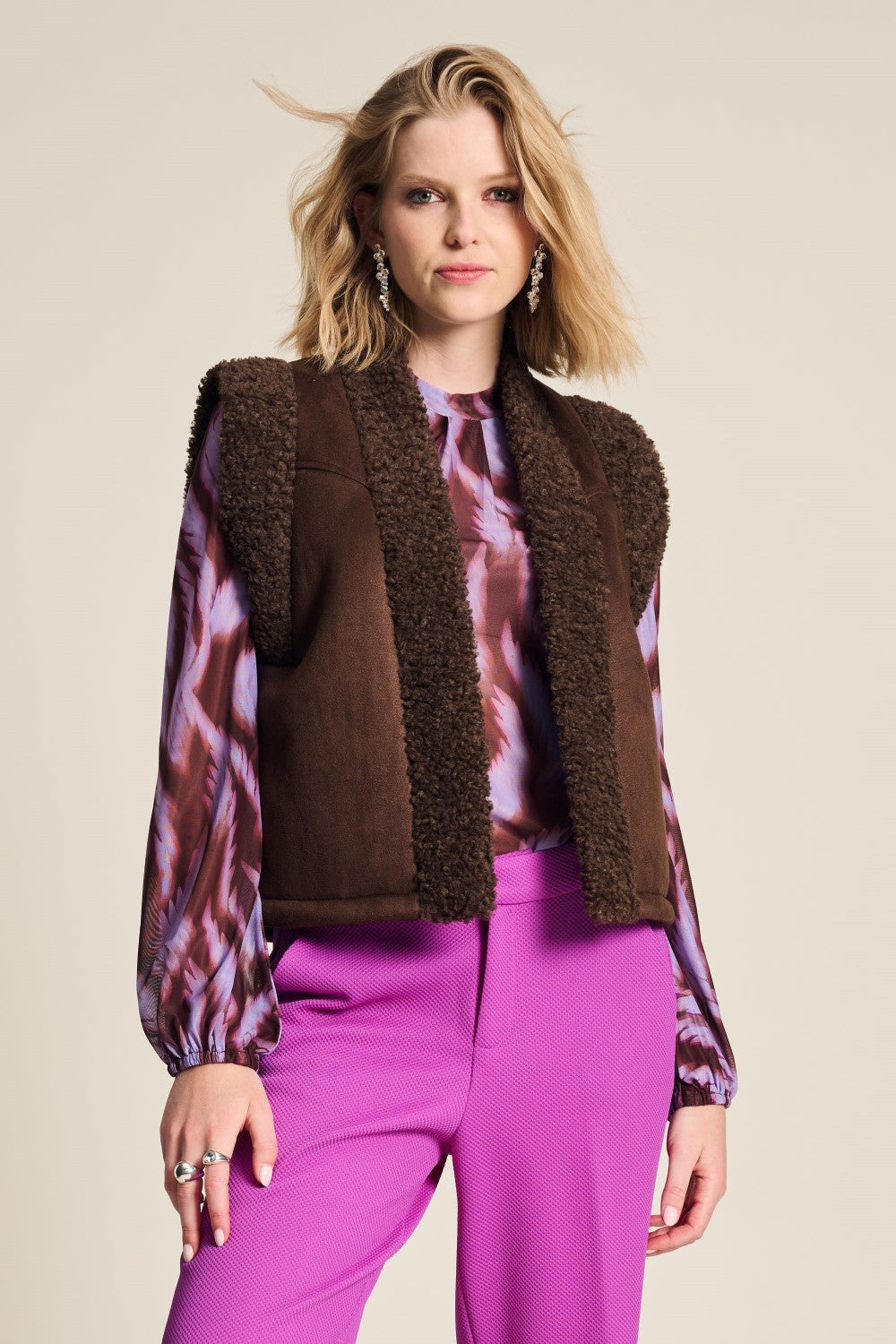 POM Amsterdam Brown Gilet