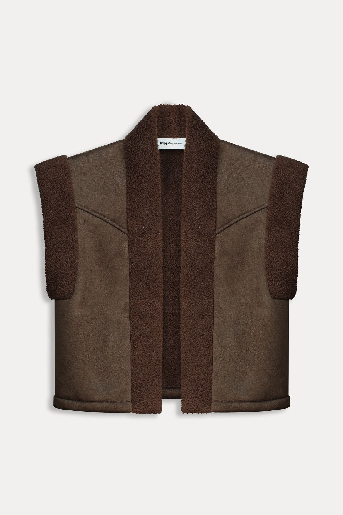 POM Amsterdam Brown Gilet Designer Clothing Gallery