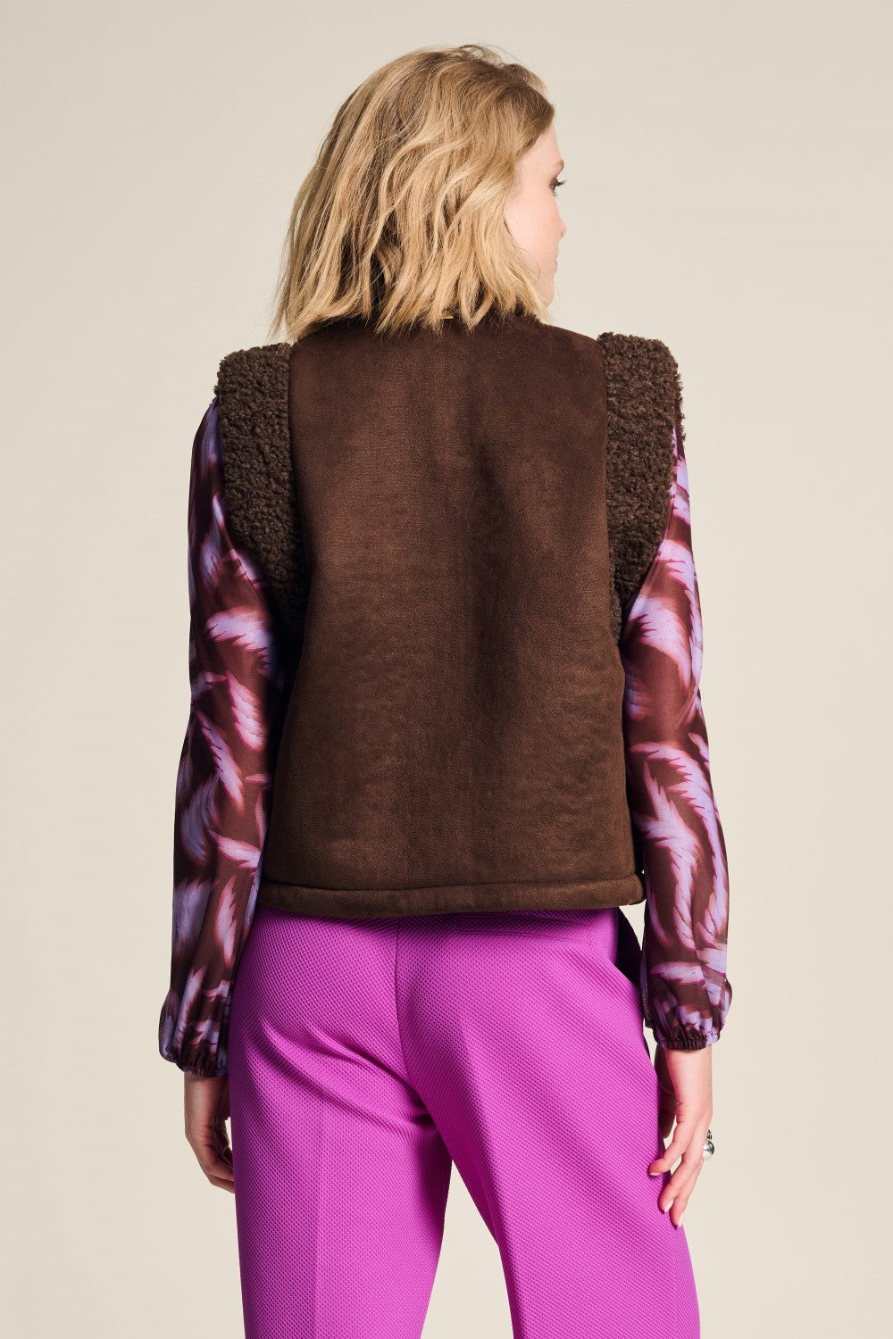 POM Amsterdam Brown Gilet Designer Clothing Gallery