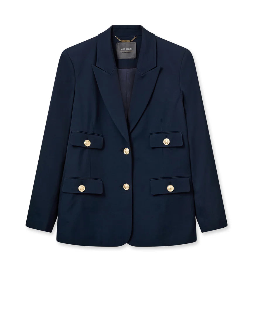 Aura Cello Blazer Navy