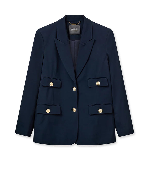 Aura Cello Blazer Navy