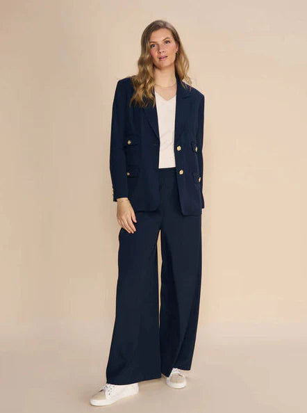 Fleur Cello Pant Navy