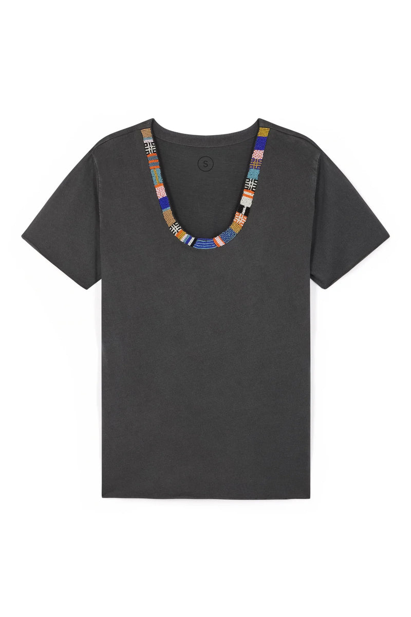 Tizia JC05 Beads Carbone Top