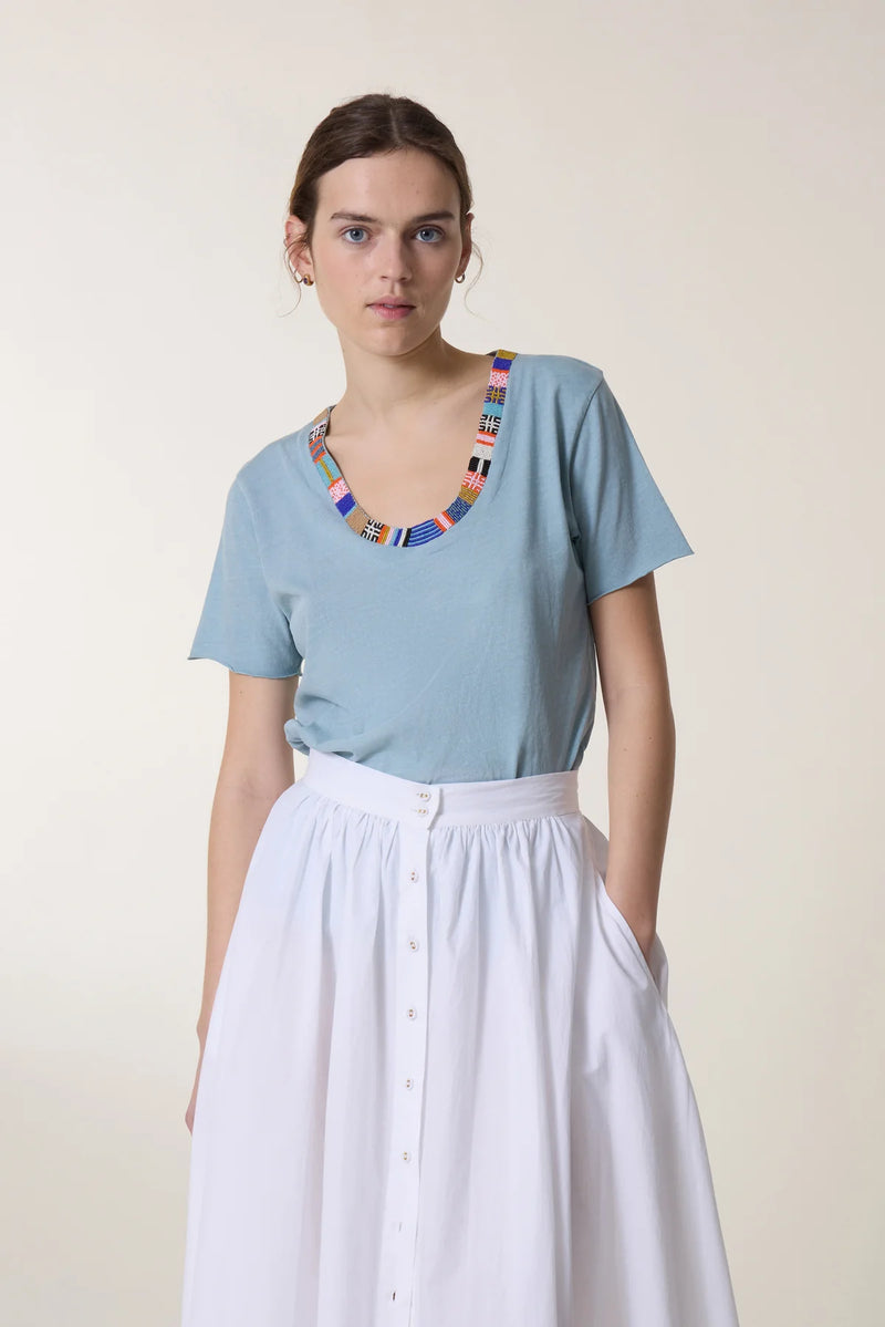 Tizia JC05 Beads Sky Top