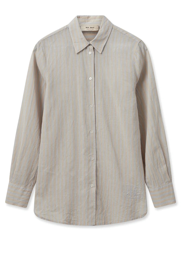 Elinda Linen Shirt Cement