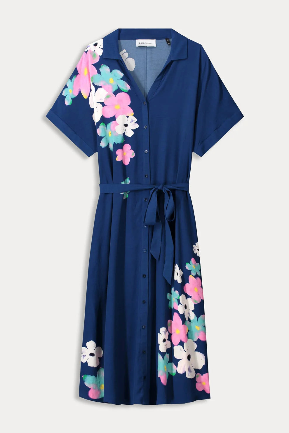 Ink Blue Blossom Dress