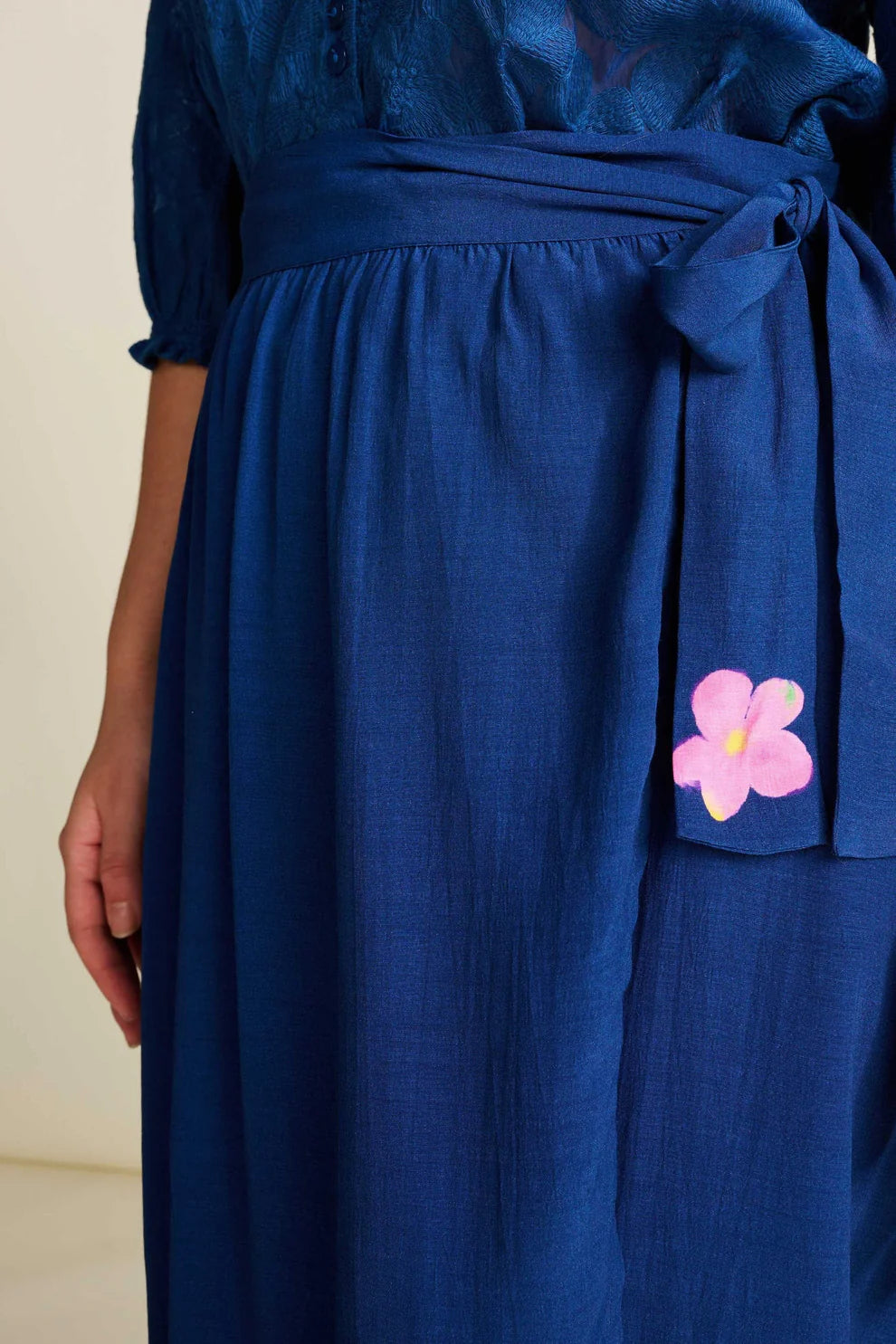 Ink Blue Skirt Blossom